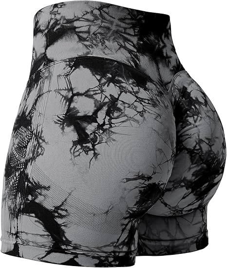 SOMER Women Gym Shorts Workout Biker Shorts Yoga Booty Shorts Scrunch Butt Lifting Seamless Shorts